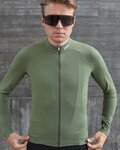 POC Cyklistický dres s dlhým rukávom zimný - AMBIENT THERMAL - zelená