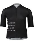 POC Cyklistický dres s krátkym rukávom - PRISTINE PRINT LADY - čierna