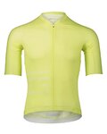 POC Cyklistický dres s krátkym rukávom - PRISTINE PRINT  - žltá