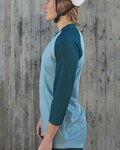 POC Cyklistický dres s krátkym rukávom - MTB PURE 3/4 LADY - modrá/svetlo modrá