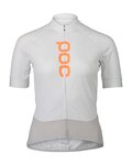 POC Cyklistický dres s krátkym rukávom - ESSENTIAL ROAD LADY - biela/šedá