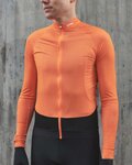 POC Cyklistický dres s dlhým rukávom letný - ESSENTIAL ROAD - oranžová/čierna