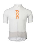 POC Cyklistický dres s krátkym rukávom - ESSENTIAL ROAD LOGO - biela/šedá