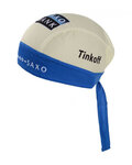 BONAVELO Cyklistická bandana - TINKOFF SAXO  - modrá/biela