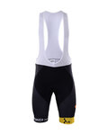 BONAVELO Cyklistické nohavice krátke s trakmi - ASTANA 2017 - čierna