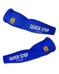 BONAVELO Cyklistické návleky na ruky - QUICKSTEP 2018 - modrá
