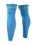 BONAVELO Cyklistické návleky na nohy - ASTANA 2018 - svetlo modrá