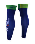 BONAVELO Cyklistické návleky na nohy - ORICA 2018 - modrá/zelená
