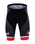 BONAVELO Cyklistické nohavice krátke bez trakov - TREK RED 2017 - čierna