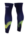 BONAVELO Cyklistické návleky na nohy - MOVISTAR 2018 - zelená/modrá