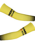 BONAVELO Cyklistické návleky na ruky - JUMBO-VISMA 2019  - žltá