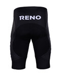 BONAVELO Cyklistické nohavice krátke bez trakov - CCC RENO 2019 KIDS - čierna