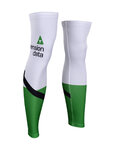 BONAVELO Cyklistické návleky na nohy - DIMENSION DATA 2019 - zelená/biela