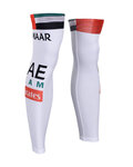 BONAVELO Cyklistické návleky na nohy - UAE 2019 - biela