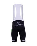 BONAVELO Cyklistické nohavice krátke s trakmi - DIMENSION DATA 2019 - čierna