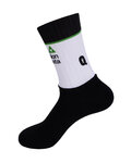 BONAVELO Cyklistické ponožky klasické - DIMENSION DATA 2019 - biela/čierna