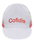 BONAVELO Cyklistická čiapka - COFIDIS 2020 - červená/biela