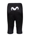 BONAVELO Cyklistické nohavice krátke bez trakov - MOVISTAR 2020 KIDS - čierna