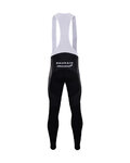 BONAVELO Cyklistické nohavice dlhé s trakmi - BAHRAIN MCL. '20 SMR - čierna