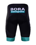 BONAVELO Cyklistické nohavice krátke bez trakov - BORA 2020 - čierna
