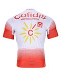 BONAVELO Cyklistický dres s krátkym rukávom - COFIDIS 2020 - biela/červená