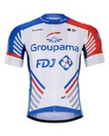 BONAVELO Cyklistický dres s krátkym rukávom - GROUPAMA FDJ 2020 - červená/modrá/biela