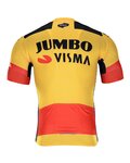 BONAVELO Cyklistický dres s krátkym rukávom - JUMBO-VISMA 2020 - žltá/čierna