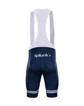 BONAVELO Cyklistické nohavice krátke s trakmi - TREK 2020 - modrá