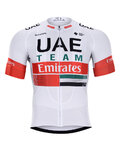 BONAVELO Cyklistický dres s krátkym rukávom - UAE 2020 - biela