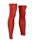 BONAVELO Cyklistické návleky na nohy - SUNWEB 2020 - červená