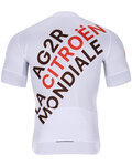 BONAVELO Cyklistický dres s krátkym rukávom - AG2R CITROËN 2022  - biela