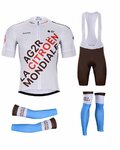 BONAVELO Cyklistický mega set - AG2R CITROËN 2022  - modrá/hnedá/biela