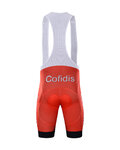 BONAVELO Cyklistický krátky dres a krátke nohavice - COFIDIS 2021 - čierna/biela/červená