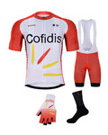 BONAVELO Cyklistický mega set - COFIDIS 2021 - červená/biela