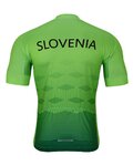 BONAVELO Cyklistický krátky dres a krátke nohavice - SLOVENIA ll. - modrá/zelená