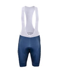 BONAVELO Cyklistické nohavice krátke s trakmi - ASTANA 2022 - modrá