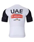 BONAVELO Cyklistický dres s krátkym rukávom - UAE 2023 - biela/červená/čierna