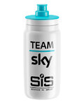 Cyklistická fľaša na vodu - TEAM SKY 2018 550 ml - biela/svetlo modrá
