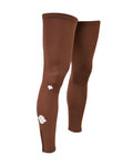 Cyklistické návleky na nohy - AG2R 2015 - hnedá