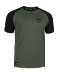 ROCDAY Cyklistický dres s krátkym rukávom - PARK - zelená/čierna