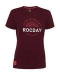 ROCDAY Cyklistický dres s krátkym rukávom - MONTY LADY - bordová