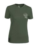 ROCDAY Cyklistický dres s krátkym rukávom - WOODY LADY - zelená