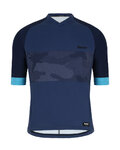 SANTINI Cyklistický dres s krátkym rukávom - BOSCO MTB - modrá