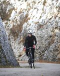 SANTINI Cyklistické nohavice dlhé bez trakov - ALBA WINTER LADY - čierna