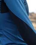 SANTINI Cyklistická zateplená bunda - COLORE - modrá