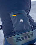SANTINI Cyklistická zateplená bunda - VEGA XTREME - modrá