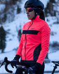 SANTINI Cyklistická zateplená bunda - CORAL BENGAL LADY - ružová