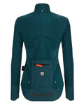SANTINI Cyklistická zateplená bunda - VEGA EXTREME LADY - zelená