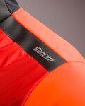 SANTINI Cyklistická zateplená bunda - VEGA ABSOLUTE - oranžová
