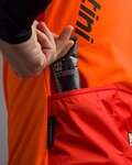 SANTINI Cyklistická zateplená bunda - VEGA ABSOLUTE - oranžová